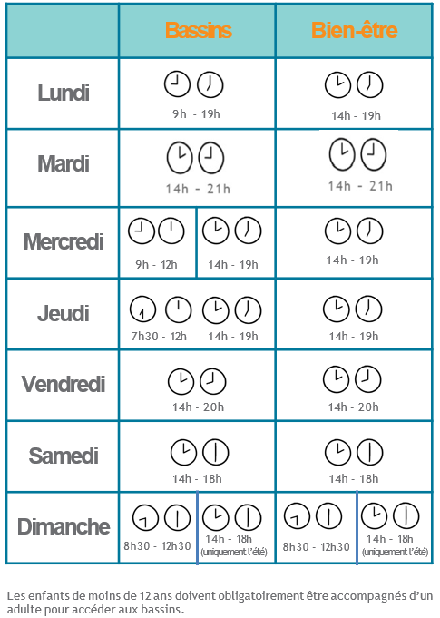 Horaires vacances scolaires, centre aquatique eldorad'ÔHoraires vacances scolaires, centre aquatique eldorad'Ô